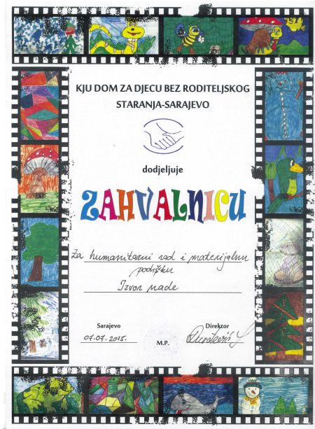 KJU "DOM ZA DJECU BEZ RODITELJSKOG STARANJA" SARAJEVO