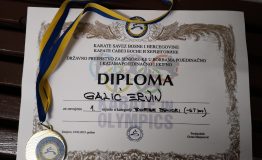 Ervin Galic karate prvak BiH 10.3.2019.